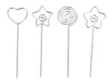 Graine Creative - 4 tiges porte photo en métal