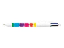 BIC 4 Couleurs Decors - Stylo à bille 4 couleurs