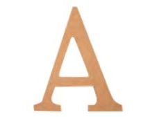 Graine Creative - lettre de décoration - A - 22 x 1,2 cm