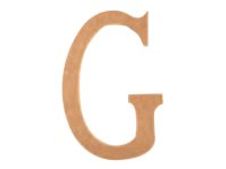 Graine Creative - lettre de décoration - G - 22 x 1,2 cm