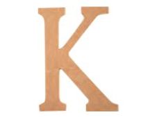 Graine Creative - lettre de décoration - K - 22 x 1,2 cm