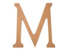 Graine Creative - lettre de décoration - M - 22 x 1,2 cm