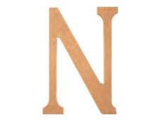 Graine Creative - lettre de décoration - N - 22 x 1,2 cm