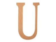 Graine Creative - lettre de décoration - U - 22 x 1,2 cm