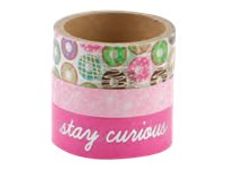 Graine Creative - set de bande adhésive de décoration - 3 pièces - beignets