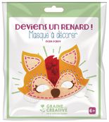 Graine Creative - Masque à décorer Renard
