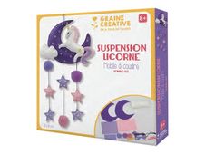 Graine Creative - mobile à coudre suspension - thème licorne