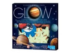 Graine Creative GLOW - jeu d'adhésifs de décoration phosphorescent - planetes et supernova