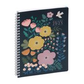 Agenda à spirale Mini Labo - 1 semaine sur 2 pages - 15 x 21 cm - bleu - Exacompta