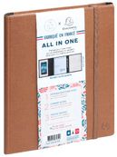 Agenda Mini Labo All in One - 1 semaine sur 2 pages - 15 x 21 cm - camel - Exacompta