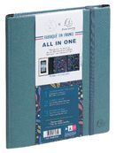 Agenda Mini Labo All in One - 1 semaine sur 2 pages - 15 x 21 cm - bleu - Exacompta