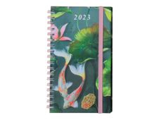 Agenda de poche Sophie Adde - 1 semaine sur 2 pages - 9 x 16 cm - poissons - Exacompta