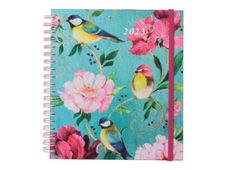 Agenda Sophie Adde - 1 semaine sur 2 pages - 15 x 21 cm - oiseaux - Exacompta