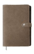 Agenda spiralé Kent - 1 semaine sur 2 pages - 22 x 30,7 cm - taupe - Oberthur
