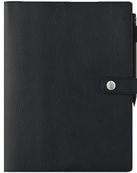 Agenda spiralé Kent - 1 semaine sur 2 pages - 22 x 28 cm - noir - Oberthur