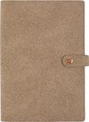 Agenda spiralé Ramatuelle - 1 semaine sur 2 pages - 17 x 24,5 cm - taupe - Oberthur