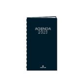 Agenda de poche Portland - 1 semaine sur 2 pages - 9,5 x 17,5 cm - bleu marine - Oberthur