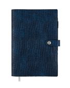 Agenda spiralé Louisiane - 1 semaine sur 2 pages - 17 x 24,5 cm - bleu denim - Oberthur