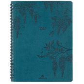 Agenda Primrose - 1 semaine sur 2 pages - 22 x 28 cm - bleu vert - Oberthur