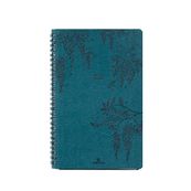 Agenda Primrose - 1 semaine sur 2 pages - 10 x 15 cm - bleu vert - Oberthur