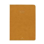 Agenda Eton - 1 semaine sur 2 pages - 22 x 28 cm - ocre - Oberthur