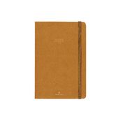 Agenda Eton - 1 semaine sur 2 pages - 13,4 x 21 cm - ocre - Oberthur