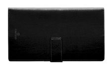 Agenda de poche spiralé à l'italienne Milano - 1 semaine sur 2 pages - 9,5 x 17,5 cm - noir - Oberthur