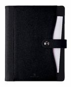 Agenda spiralé Davos - 1 semaine sur 2 pages - 22 x 28 cm - bleu - Oberthur