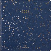 Agenda Céleste - 1 semaine sur 2 pages - 16,5 x 16,5 cm - bleu marine - Oberthur
