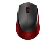 Genius - souris sans fil - silencieuse - noir et rouge