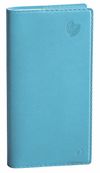 Agenda de poche Equology Italnote recyclé avec répertoire - 1 semaine sur 2 pages - 8,8 x 17 cm - bleu - Quo Vadis
