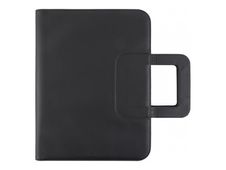 Oberthur Calgary - Conférencier avec fermeture éclair A4 - poignées aimantées - noir