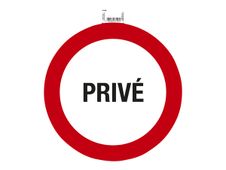 Exacompta - Panneau Privé - 30 cm de diamètre