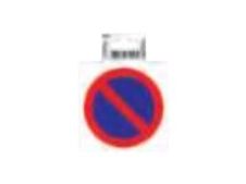 Exacompta - Panneau de signalisation adhésif - Défense de stationner - 10 cm de diamètre
