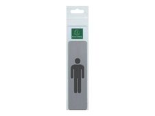 Exacompta - Pictogramme - Homme - 44 x 165 mm - aluminium brossé
