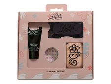 LaDot - Kit pour tatouage éphémère - tampon encreur + encre pour le corps 15 ml + 1 pierre M175 + 80x strass