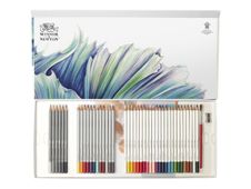 Winsor & Newton Studio Collection - Coffret de 42 crayons techniques mixtes - couleurs assorties
