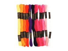 Graine Creative - 12 echevettes - fils bracelets brésiliens - 7 m - berlingot