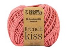 Graine Creative - fil de coton câblé pour macramé - 25mm x 80m - vieux rose