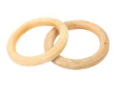 Graine Creative - lot de 4 anneaux en bois - 5.5 cm de diametre