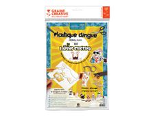 Graine Creative - kit plastique dingue -3 portes clefs et 3 magnets à réaliser -  Lapins crétins