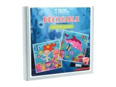 Graine Creative - kit Décosable - trésor marin - 30 x 30 cm