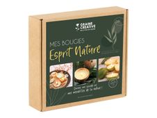 Graine Creative - kit de fabrication de bougies - Esprit Nature