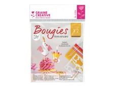 Graine Creative - kit de fabrication de bougies anniversaire - princesse