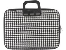 Bombata Pied de poule - Sacoche pour ordinateur portable 15" - noir