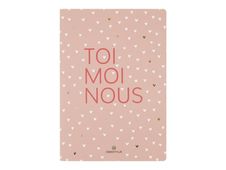 Oberthur Mots doux - Carnet de notes souple - A5 - ligné - 200 pages - toi moi nous