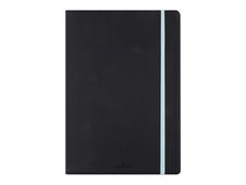 Oberthur Carmen - Carnet de notes rigide - A5 - ligné - 200 pages - noir