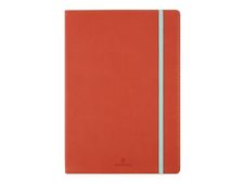 Oberthur Carmen - Carnet de notes souple - A5 - uni - 200 pages - corail