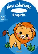 Mon coloriage à emporter (3-5 ans) : Lion