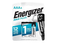 Energizer Max Plus batterie - 4 piles alcalines - AAA LR03
